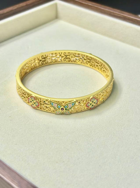 Enamel Bracelet(Clasp style)